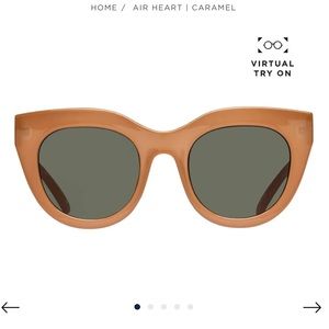 Le Specs Air heart Sunglasses